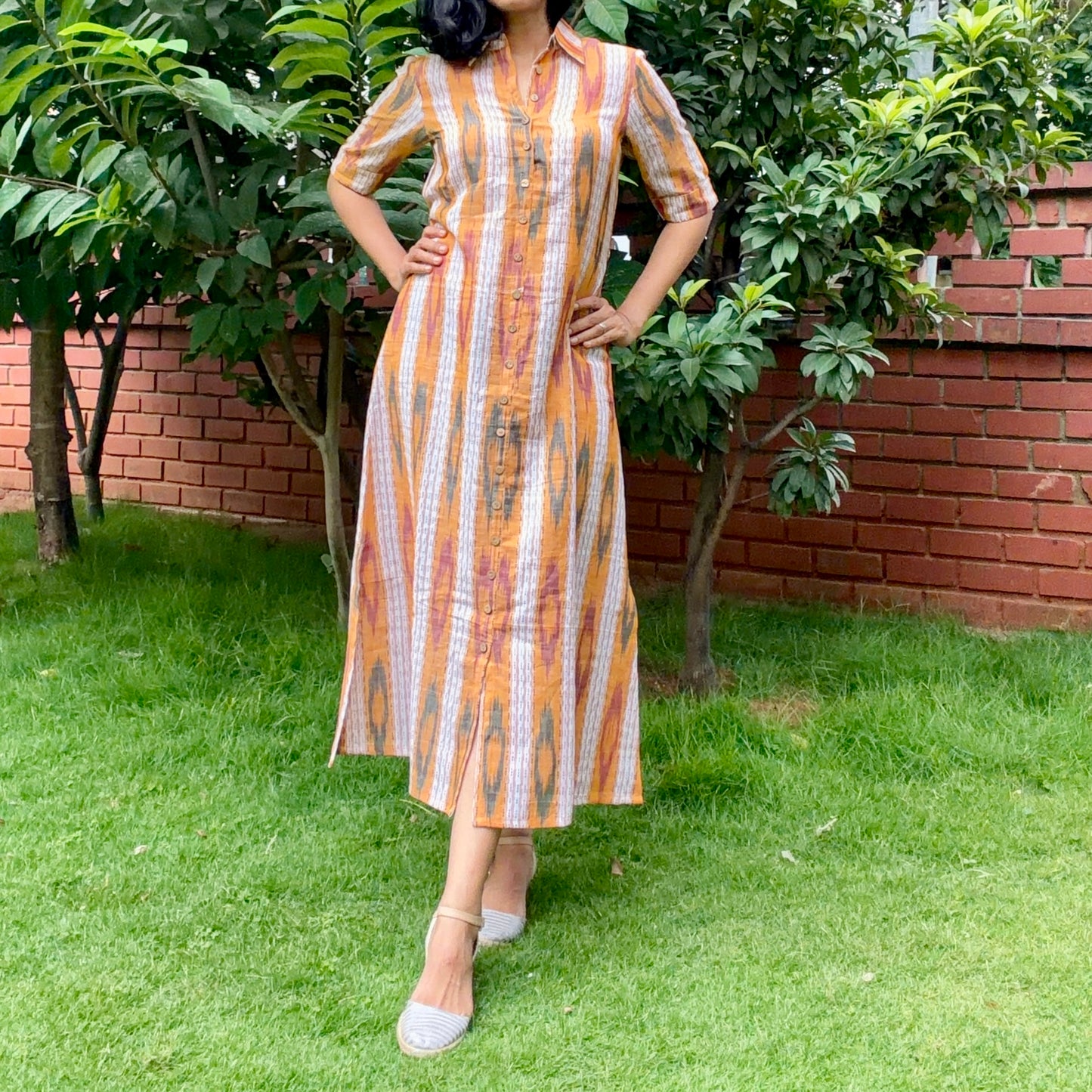 Amber Ikat Dress