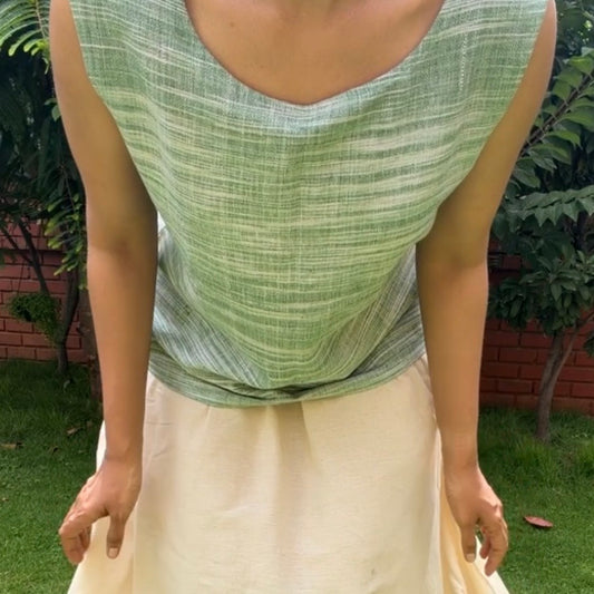 Sage Weave Sleeveless