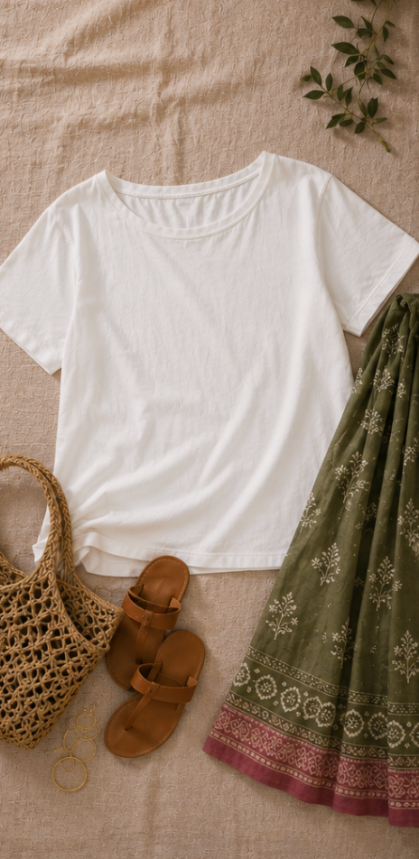 Essential White Tee