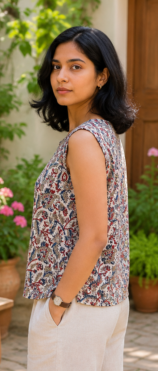 Kalamkari Sleeveless