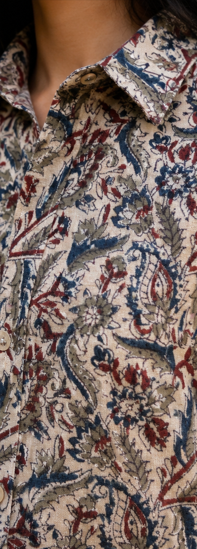 Kalamkari Khadi Shirt