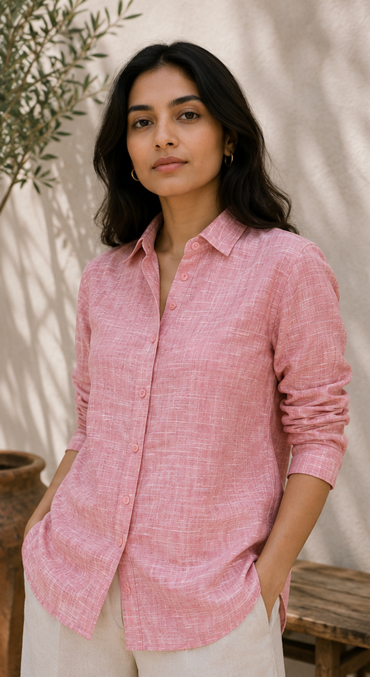 Terracotta Earth Khadi Shirt