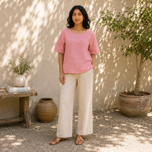 Terracotta Khadi Box Top