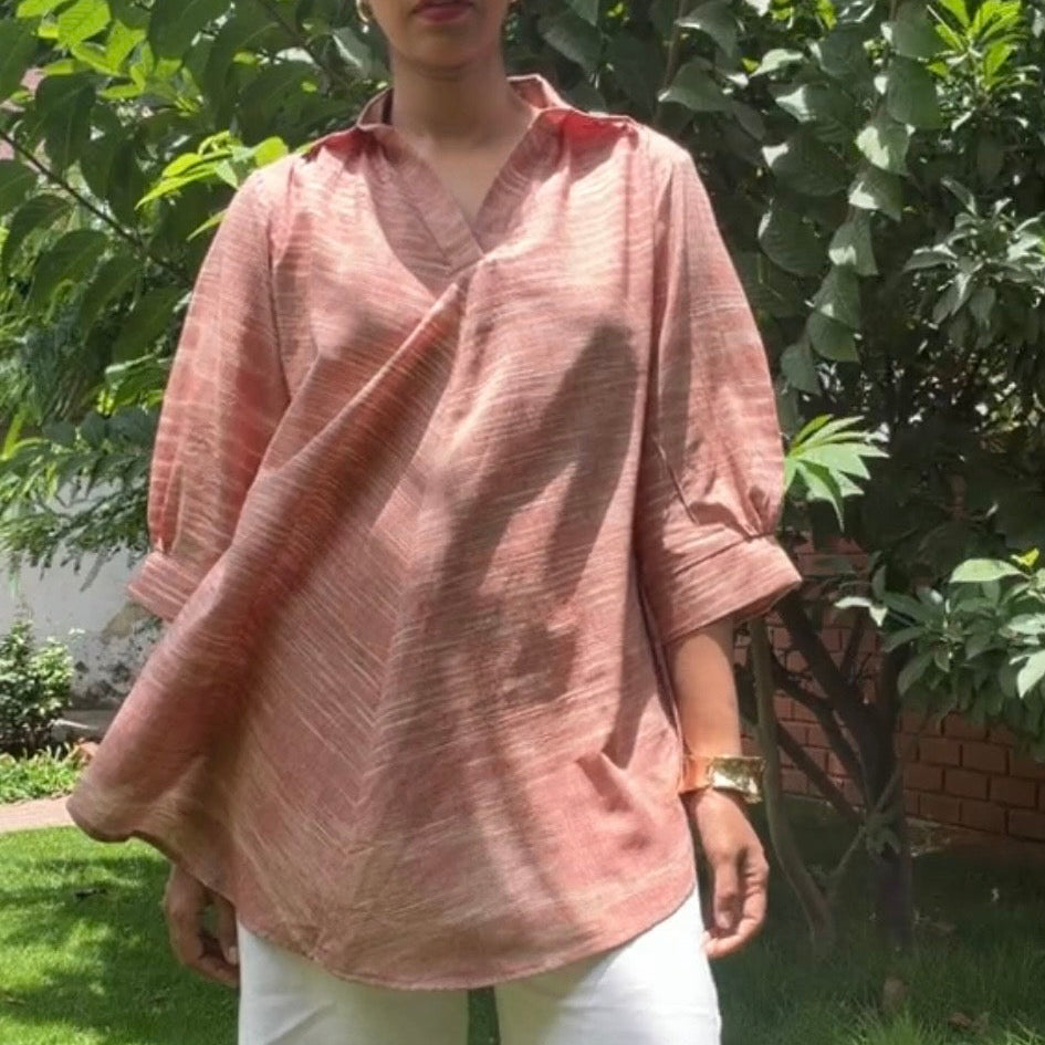 khadi, coconut, linen, cotton dress, top