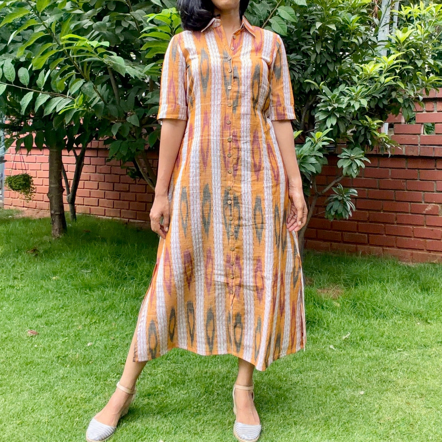 Amber Ikat Dress