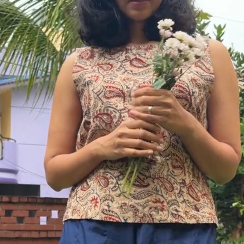 Heirloom Kalamkari Top