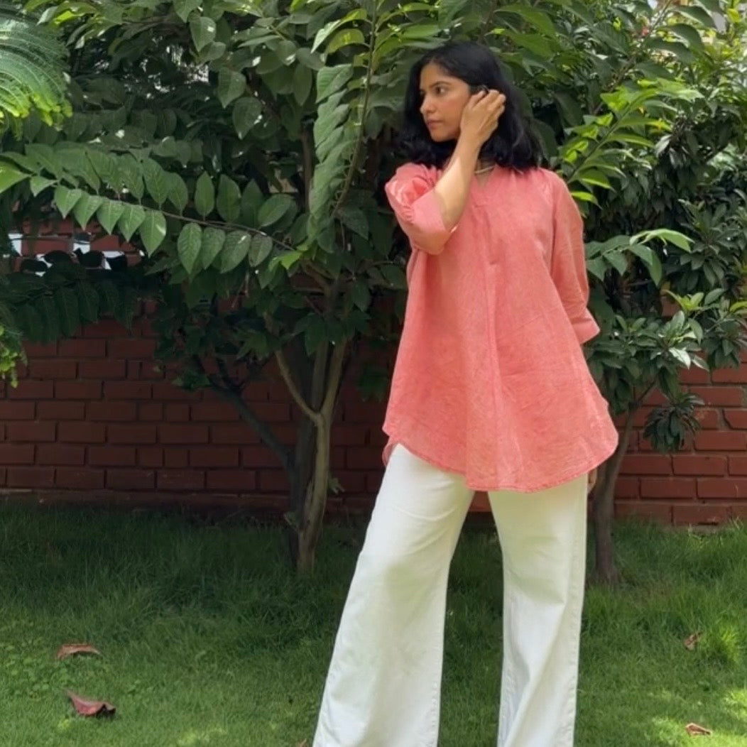 Coral Sunday Top