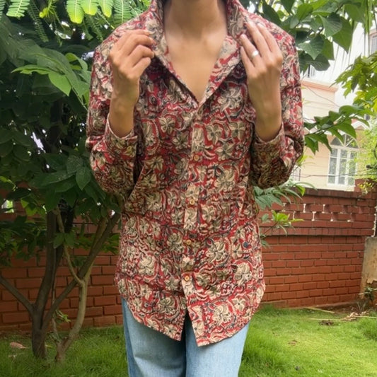 Madder Kalamkari Shirt