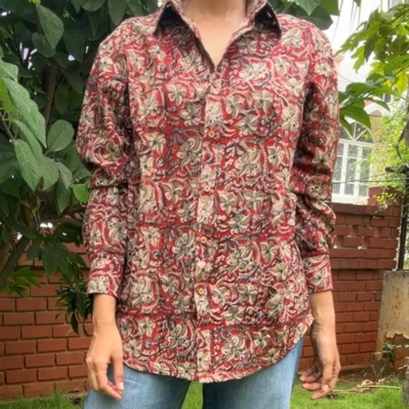Madder Kalamkari Shirt