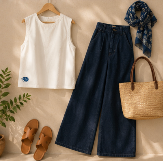 Elephant Hem Top