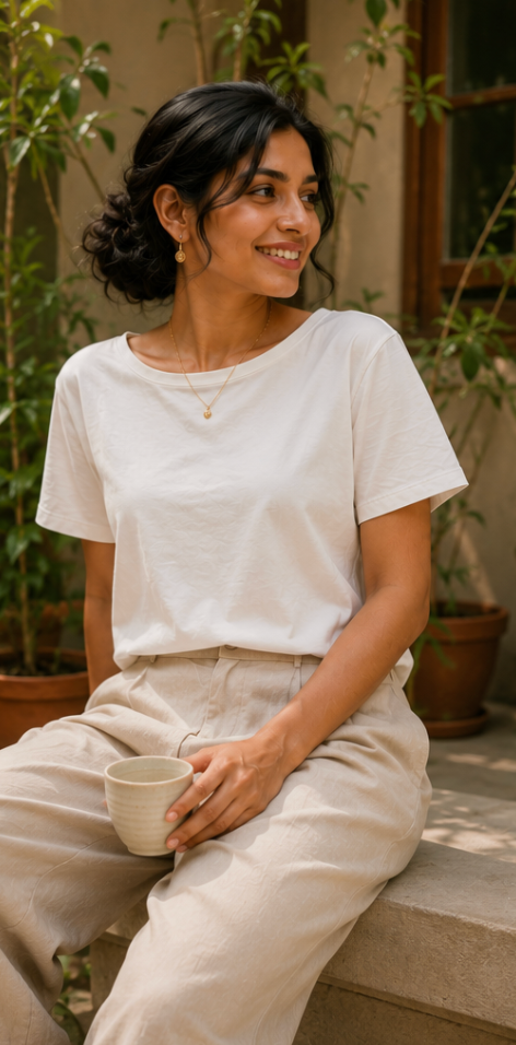 Essential White Tee