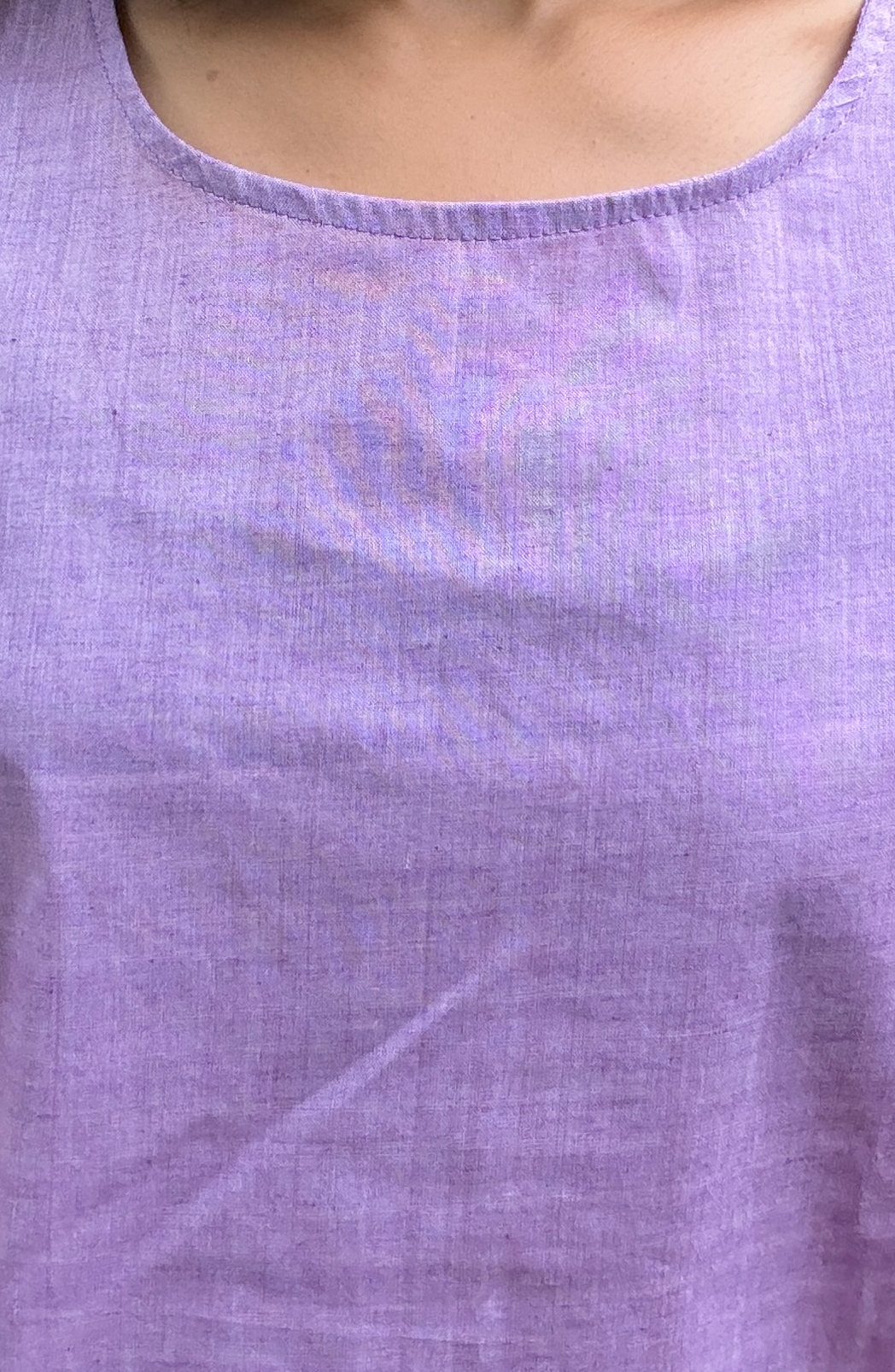 Purple Muslin Top