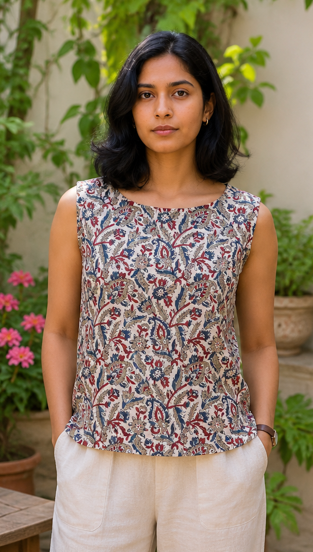 Kalamkari Sleeveless