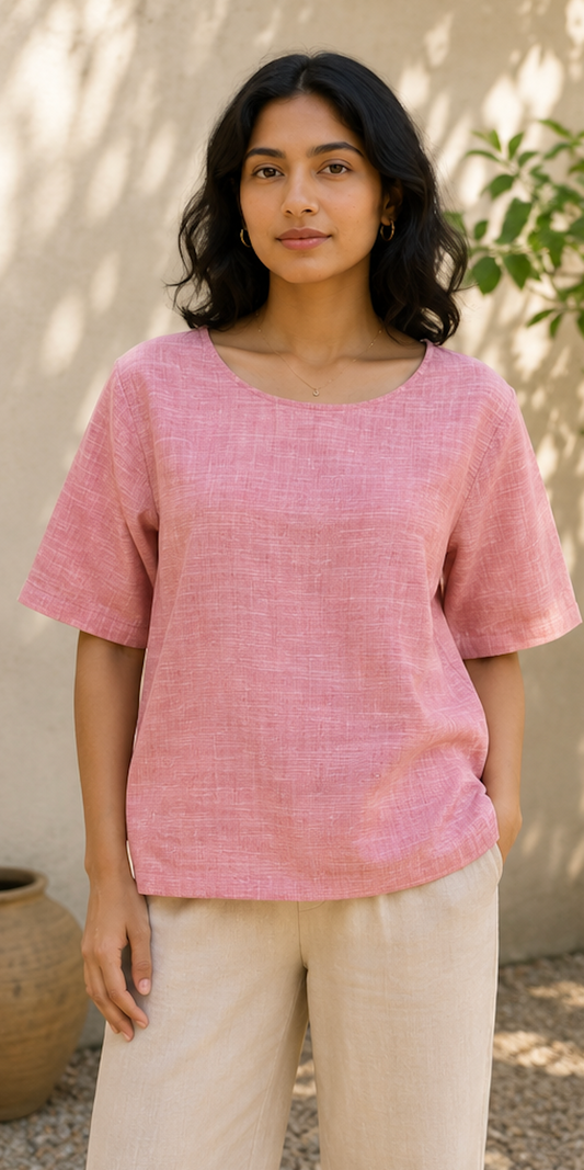 Terracotta Khadi Box Top