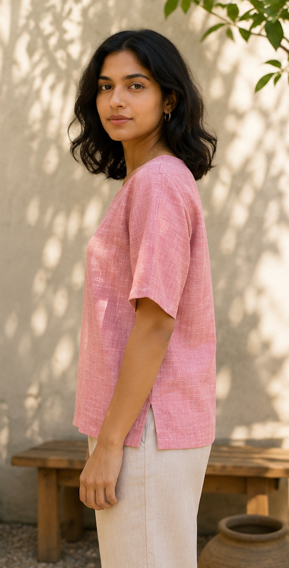 Terracotta Khadi Box Top