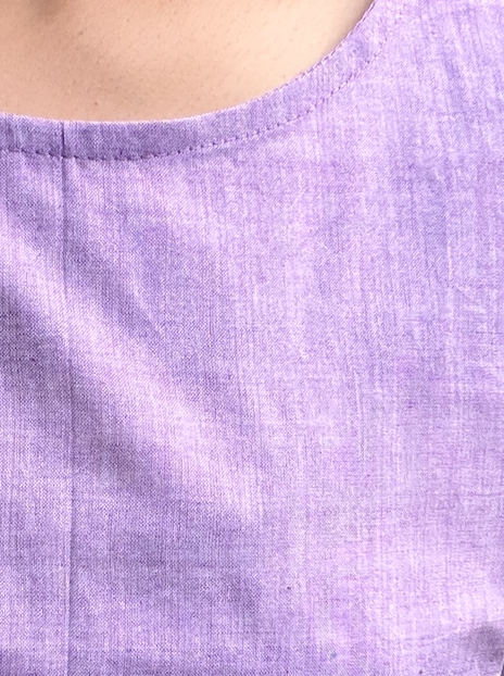 Purple Muslin Box Top